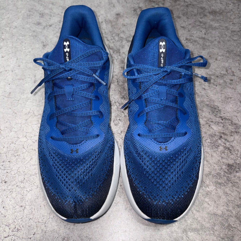 Under Armour Infinite Mens Running Shoes Size 11.5 Blue Black 3027523-401